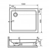 Душевой поддон прямоугольный RGW STYLE  800x1000