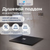 Душевой поддон квадратный RGW ST-G Графит  1000x1000