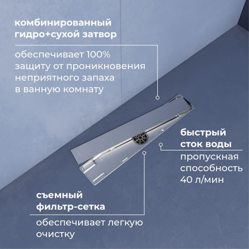 Душевой трап RGW SDR-22