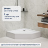 Душевой поддон трапеция RGW STYLE-TR  1000x1000