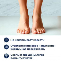 Душевой поддон трапеция RGW STYLE-TR  900x900