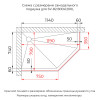 Душевой уголок RGW SV-82Gr "L" 800x1200