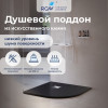 Душевой поддон полукруглый RGW ST/R-G Графит  900x900