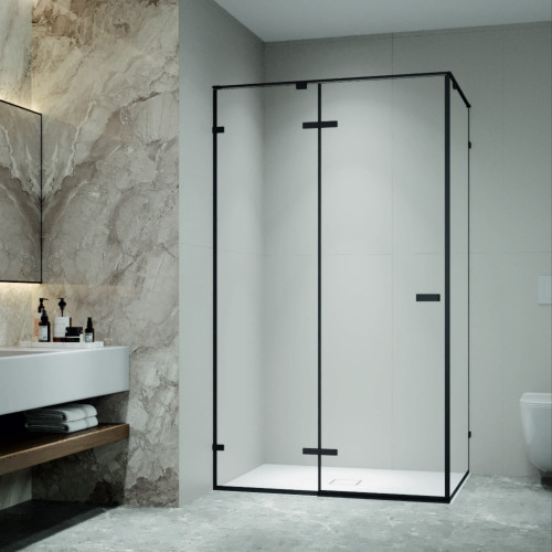 Душевой уголок с распашной дверью на петлях - RGW SV-040B 1200x800