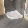 Поддон для душа полукруглый керамический RGW CR/R  900x900