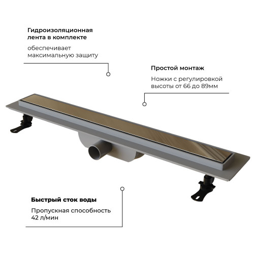 Душевой лоток Drain Leo-11