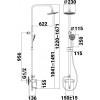Душевая система Diadonna D80335100 (серия D100)