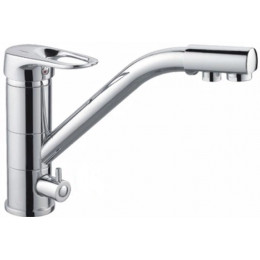 Смеситель для кухни с краном для питьевой воды (латунь) Ekko E4304