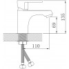 Смеситель для раковины Potato P10223-10 (серия P223-10)